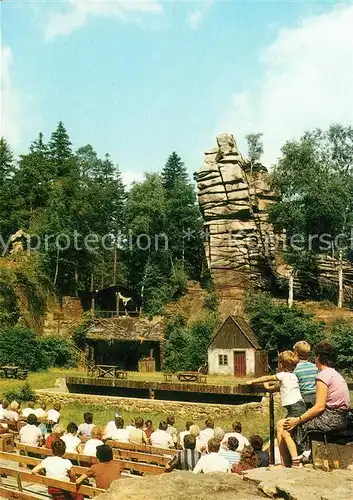 AK / Ansichtskarte Ehrenfriedersdorf Erzgebirge Naturtheater Greifensteine Kat. Ehrenfriedersdorf