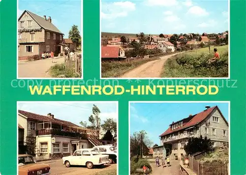 AK / Ansichtskarte Hinterrod Waffenrod Gaststaette Auegrund HO Gaststaetten Kat. Waffenrod Hinterrod Eisfeld