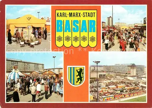 AK / Ansichtskarte Karl Marx Stadt Basar Kat. Chemnitz