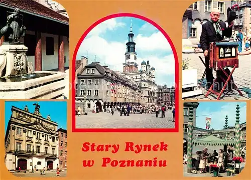 AK / Ansichtskarte Rynek Podgorze Rathaus Brunnen Leierkasten Kat. Polen