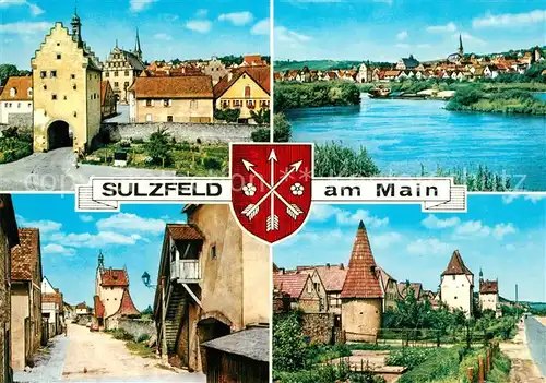 AK / Ansichtskarte Sulzfeld Main Stadttor Ortsansichten Kat. Sulzfeld a.Main