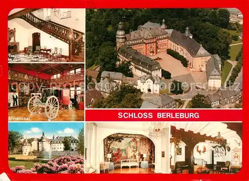 AK / Ansichtskarte Berleburg Bad Schloss Ahnensaal Treppenaufgang Sommerhalle Kat. Bad Berleburg