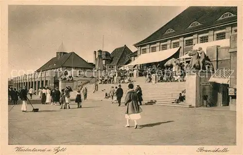 AK / Ansichtskarte Westerland Sylt Strandhalle Kat. Westerland