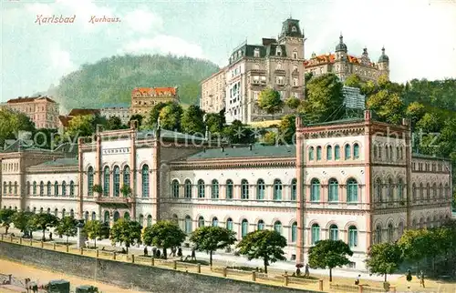 AK / Ansichtskarte Karlsbad Eger Kurhaus