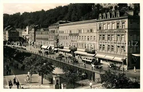 AK / Ansichtskarte Karlsbad Eger Hans Knirsch Strasse