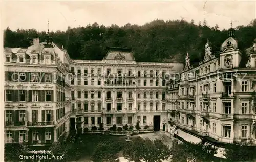 AK / Ansichtskarte Karlsbad Eger Grand Hotel Pupp