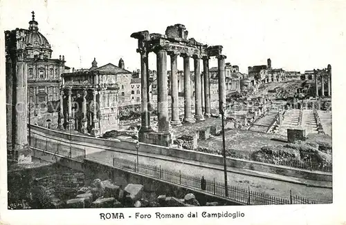 AK / Ansichtskarte Roma Rom Foro Romano dal Campidoglio Kat. 