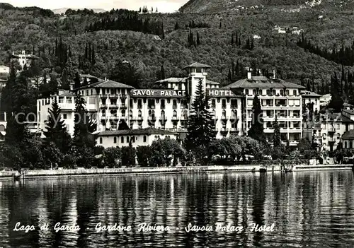 AK / Ansichtskarte Gardone Riviera Lago di Garda Savoia Palace Hotel   Kat. Italien