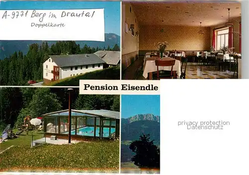 AK / Ansichtskarte Berg Drautal Pension Eisendle Kat. Berg im Drautal