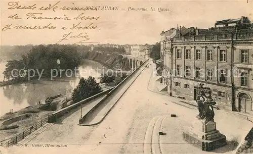 AK / Ansichtskarte Montauban Panorama des Quais Kat. Montauban