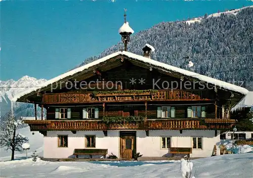 AK / Ansichtskarte Itter Tirol Pension Litzlhof Winterlandschaft Alpen Kat. Itter