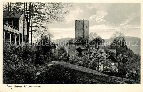 AK / Ansichtskarte Kreiensen Burg Greene Kat. Kreiensen