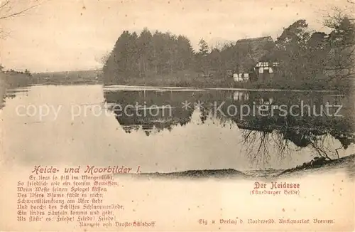 AK / Ansichtskarte Lueneburger Heide Der Heidsee Kat. Walsrode