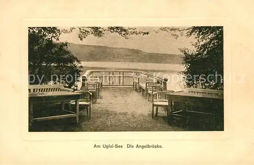 AK / Ansichtskarte Uglei See Die Angelbruecke