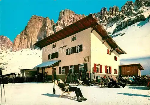 AK / Ansichtskarte Carezza Albergo Gasthaus Paolina Il Catinaccio Rosengarten Dolomiten