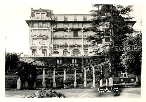 AK / Ansichtskarte Evian les Bains Haute Savoie Hotel du Parc Kat. Evian les Bains