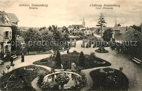 AK / Ansichtskarte Carspach Schloss Sonnenberg Park Kat. Carspach