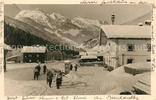 AK / Ansichtskarte Gerlos Gasthaus Pension Oberwirt Winterpanorama Kat. Gerlos