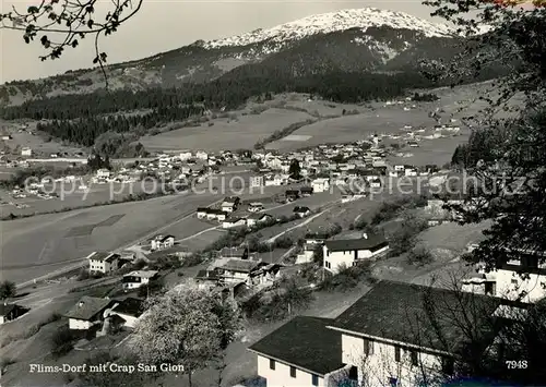 AK / Ansichtskarte Flims Dorf Crap San Glen Kat. Flims Dorf