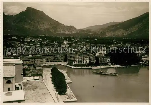 AK / Ansichtskarte Riva del Garda Panorama Hafen Kat. 