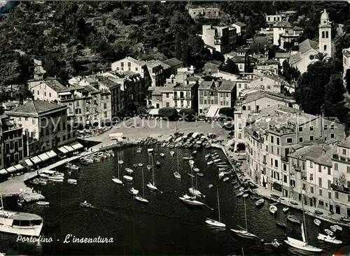 AK / Ansichtskarte Portofino Liguria Hafen Kirche Kat. Portofino