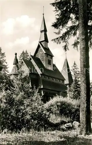 AK / Ansichtskarte Bockswiese Hahnenklee Harz Holzkirche Kat. Goslar