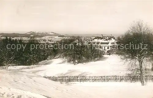 AK / Ansichtskarte Murnau Staffelsee Jugendkurheim Hochried im Winter