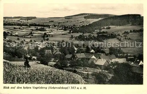 AK / Ansichtskarte Hoherodskopf mit Vogelsberg Kat. Schotten