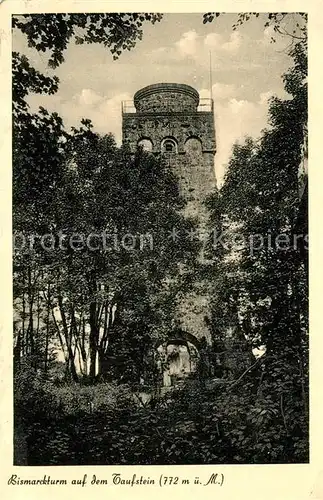 AK / Ansichtskarte Hoherodskopf Bismarckturm auf dem Taufstein Kat. Schotten