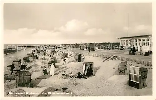 AK / Ansichtskarte Cuxhaven Nordseebad Am Steinmarnerstrand Kat. Cuxhaven