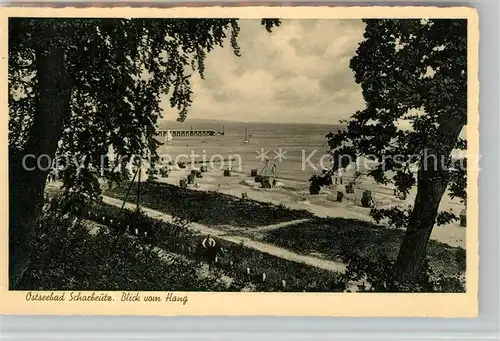 AK / Ansichtskarte Scharbeutz Ostseebad Blick vom Hang Kat. Scharbeutz