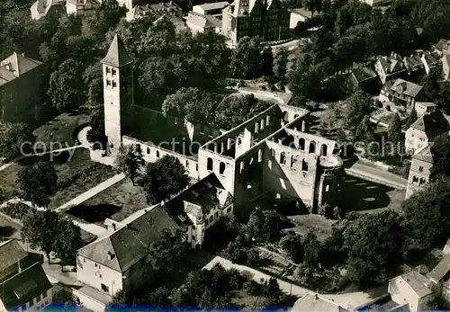 AK / Ansichtskarte Bad Hersfeld Stiftsruine Fliegeraufnahme Kat. Bad Hersfeld