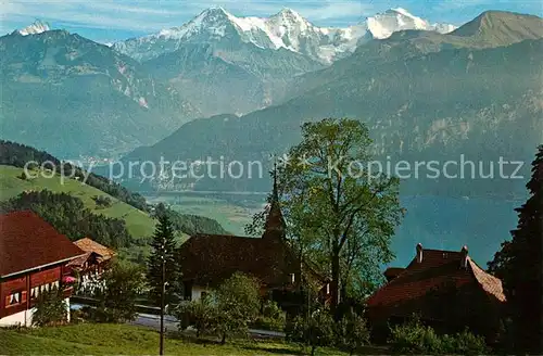 AK / Ansichtskarte Beatenberg Thunersee Eiger Moench Jungfrau Kat. Beatenberg