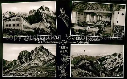 AK / Ansichtskarte Pfronten Breitenberg Berggasthaus Ostlerhuette Kat. Pfronten