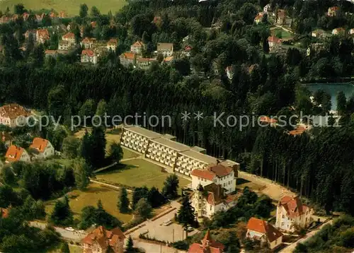 AK / Ansichtskarte Bad Sachsa Harz Fliegeraufnahme Genesungsheim Pfaffenberg  Kat. Bad Sachsa