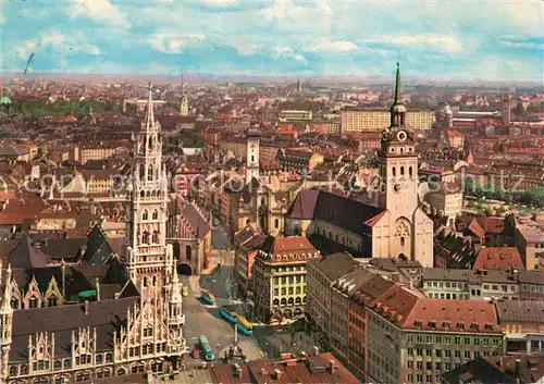 AK / Ansichtskarte Muenchen Blick von Frauenkirche Kat. Muenchen