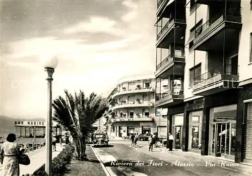 AK / Ansichtskarte Alassio Via Roma Riviera dei Fiori Kat. 