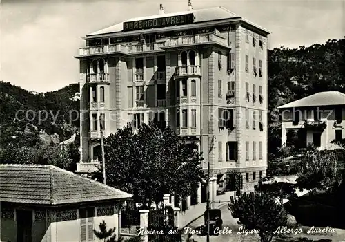 AK / Ansichtskarte Celle Ligure Albergo Aurelia Riviera dei Fiori Kat. Italien