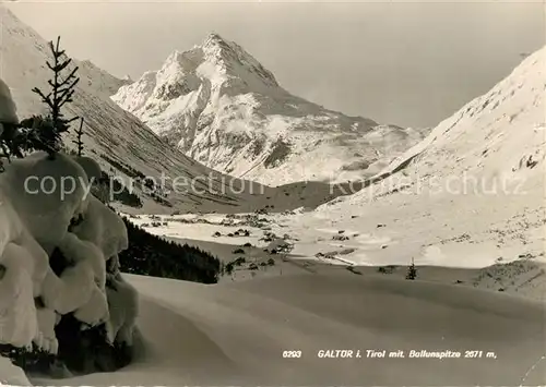 AK / Ansichtskarte Galtuer Tirol Landschaftspanorama mit Ballunspitze Alpen Kat. Galtuer