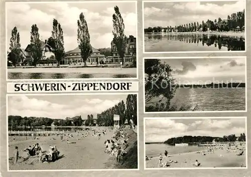 AK / Ansichtskarte Zippendorf Strand See Kat. Schwerin