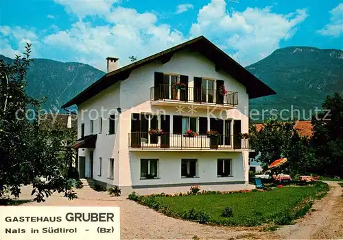 AK / Ansichtskarte Nals Bozen Gaestehaus Gruber Kat. Italien