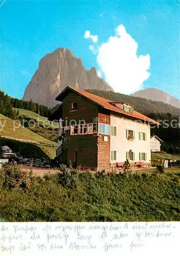 AK / Ansichtskarte Selva Val Gardena Tirol Pension Ciaslath Groednertal Dolomiten Kat. Wolkenstein Groeden