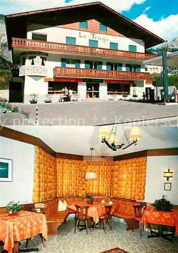 AK / Ansichtskarte Selva Val Gardena Tirol Garni Hotel La Truga Kat. Wolkenstein Groeden