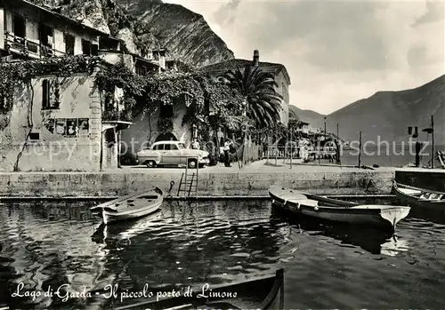 AK / Ansichtskarte Limone Lago di Garda Hafen