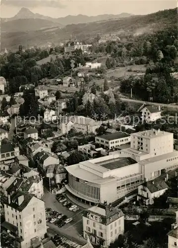 AK / Ansichtskarte Evian les Bains Haute Savoie Palais des Festivites Flugaufnahme Kat. Evian les Bains