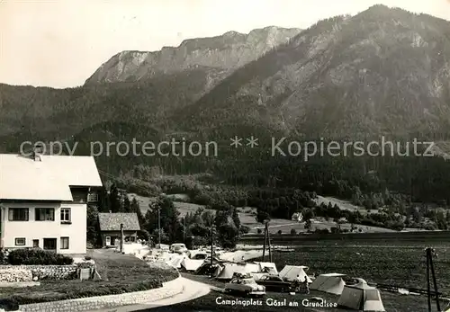 AK / Ansichtskarte Goessl Grundlsee Campingplatz Panorama Kat. Grundlsee