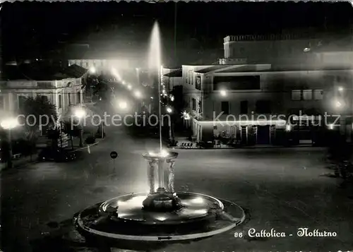 AK / Ansichtskarte Cattolica Fontaine Nachtaufnahme Kat. Cattolica