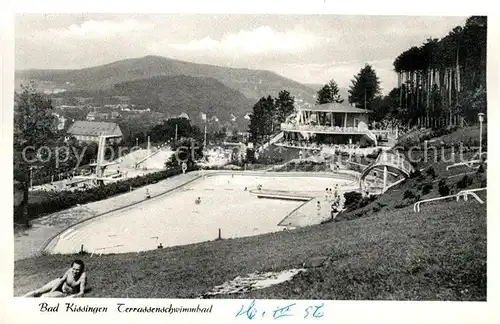 AK / Ansichtskarte Bad Kissingen Terrassenschwimmbad Kat. Bad Kissingen
