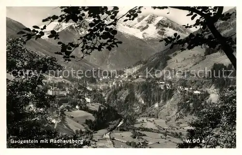 AK / Ansichtskarte Badgastein mit Radhaus Kat. Bad Gastein