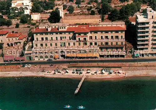 AK / Ansichtskarte Puerto Soller Mallorca Hotel Esplendido vista aerea